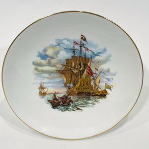 Elizabethan Fine Bone China Made In England Nautical Plate